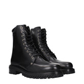 Black Leather Ankle Boots